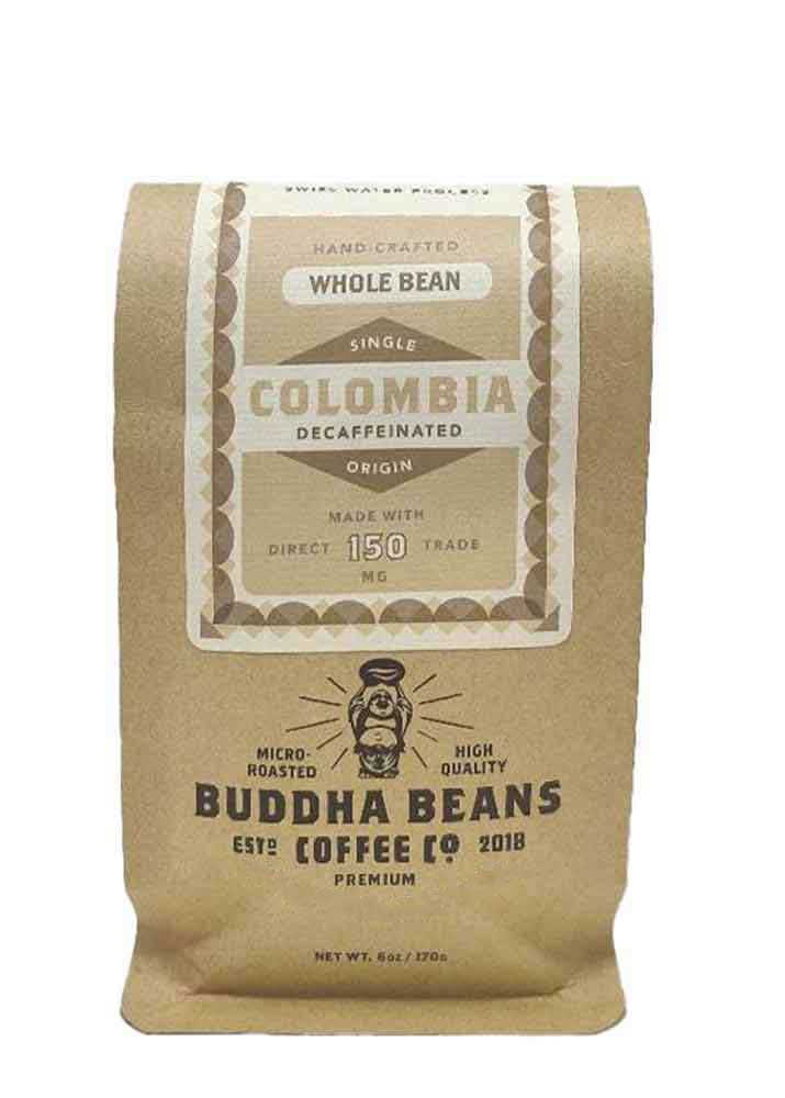 Buddha Beans Coffee Colombia Decaf CBD Coffee