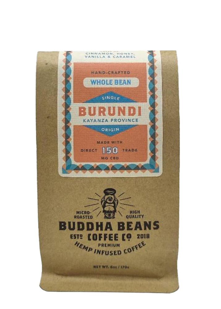 Buddha Beans Coffee - Burundi CBD Artisan Roast Coffee - Voted Best CBD Coffee