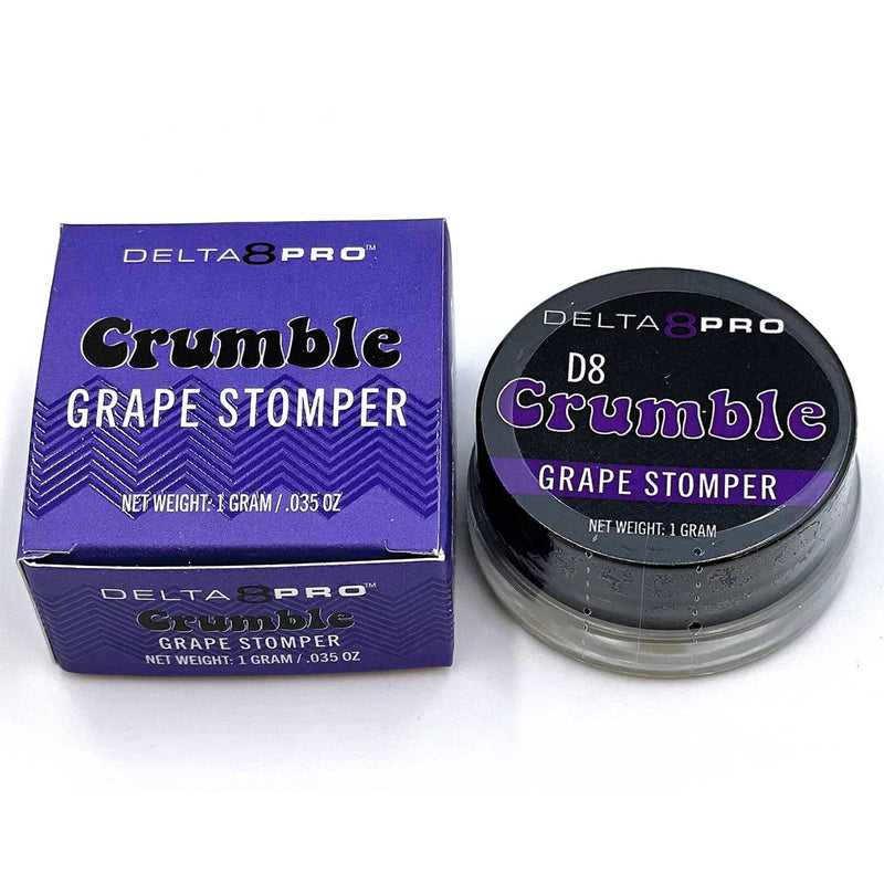 Delta 8 Pro Crumble Grape Stomper 2