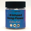 Delta 8 Pro D8 Infused Hemp Flower Bubba Kush Indica 4g