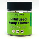 Delta 8 Pro D8 Infused Hemp Flower White Fire OG Hybrid 4g