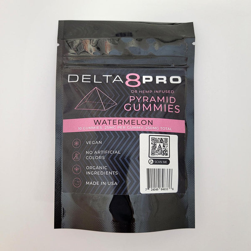 Delta 8 Pro D8 Pyramid Gummies Watermelon