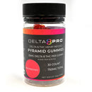 Delta 8 Pro D8 THC Hemp Infused Pyramid Gummies Raspberry