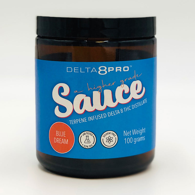 Delta 8 Pro Sauce Terpene Infused D8 THC Distillate Blue Dream